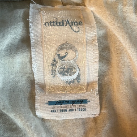 Ottod’ame Gray Speckled Cotton Distressed Blazer Jacket 6 - Picture 13 of 16